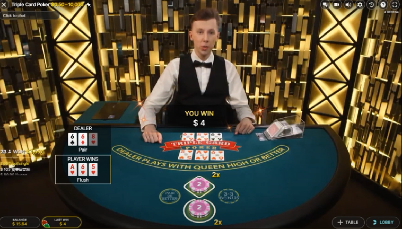 Live poker